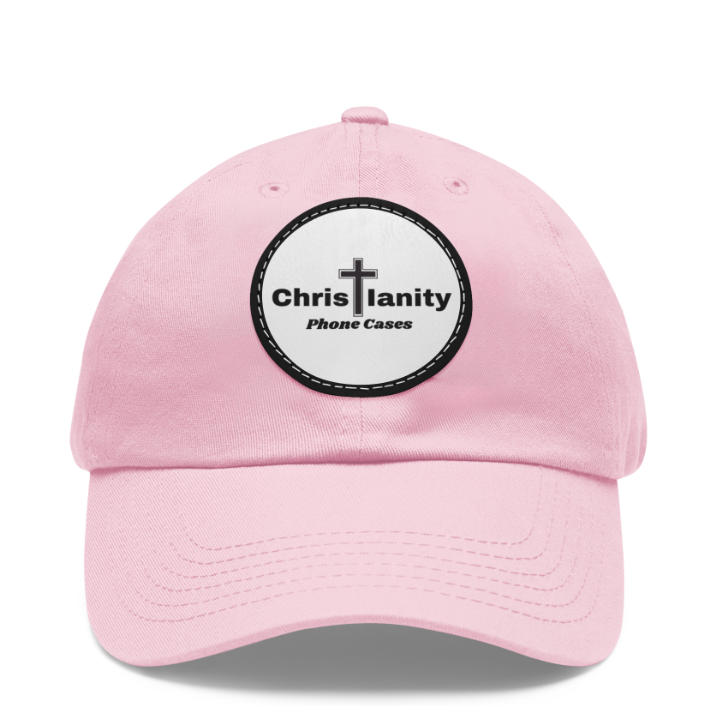 One Size "Christianity Phone Cases" Light Pink / Black Patch Hat