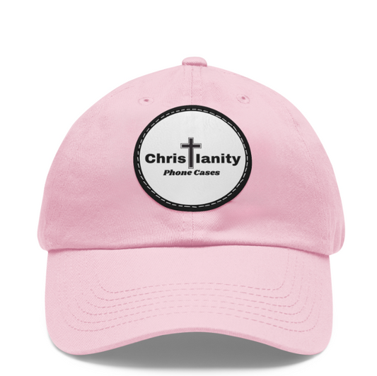 One Size "Christianity Phone Cases" Light Pink / Black Patch Hat