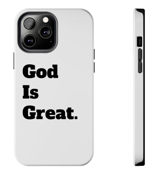 Christianity Themed "God Is Great" IPhone 13 All Models Case